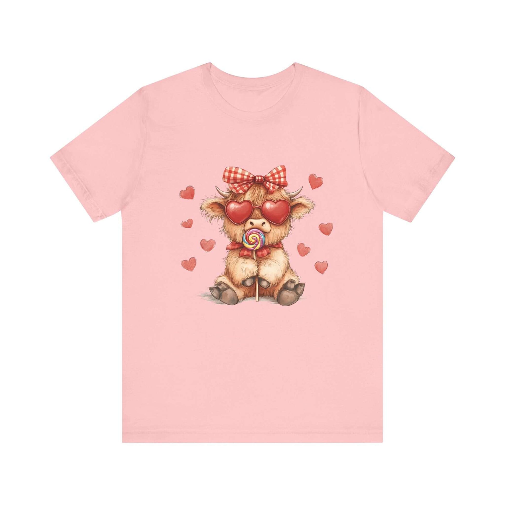 Valentines Highland Cow Shirt, Highland Cow Shirt, Cow Lover - Popbydesign
