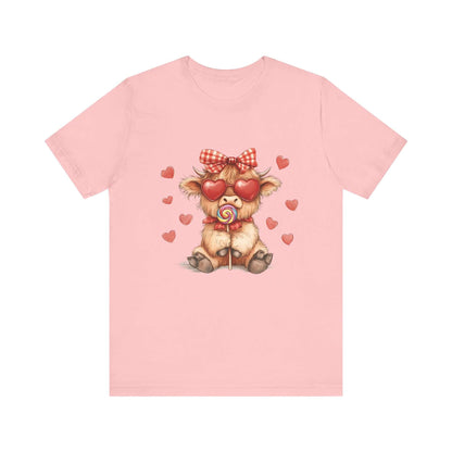 Valentines Highland Cow Shirt, Highland Cow Shirt, Cow Lover - Popbydesign
