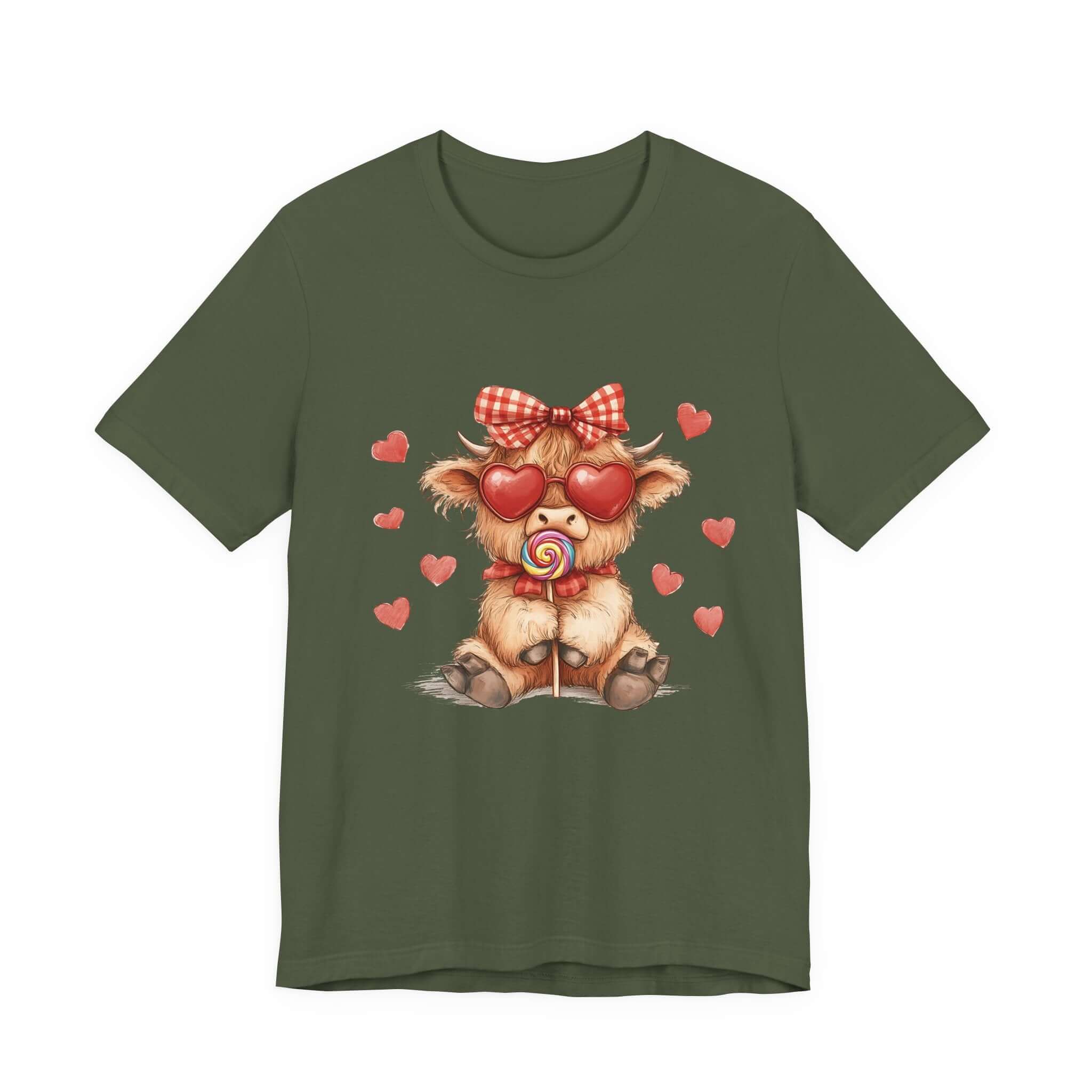 Valentines Highland Cow Shirt, Highland Cow Shirt, Cow Lover by PopCultureByDesign36
