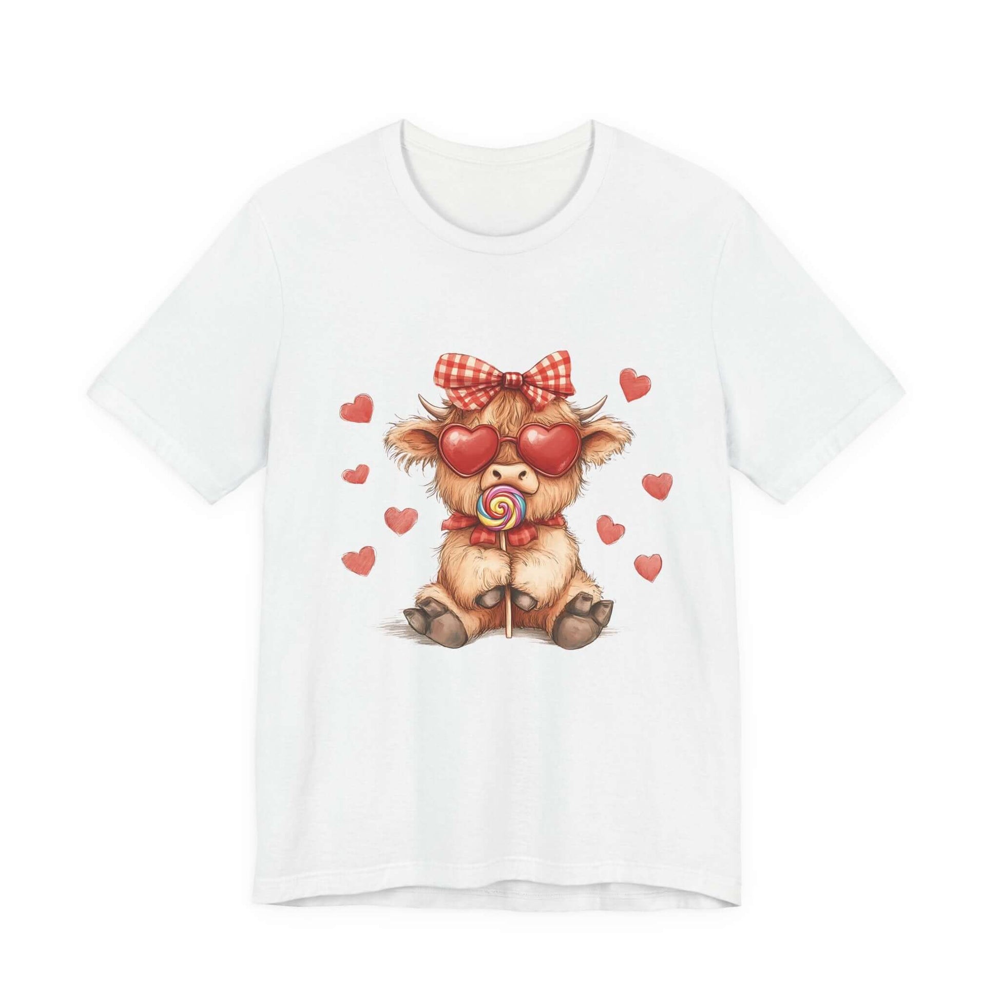 Valentines Highland Cow Shirt, Highland Cow Shirt, Cow Lover - Popbydesign
