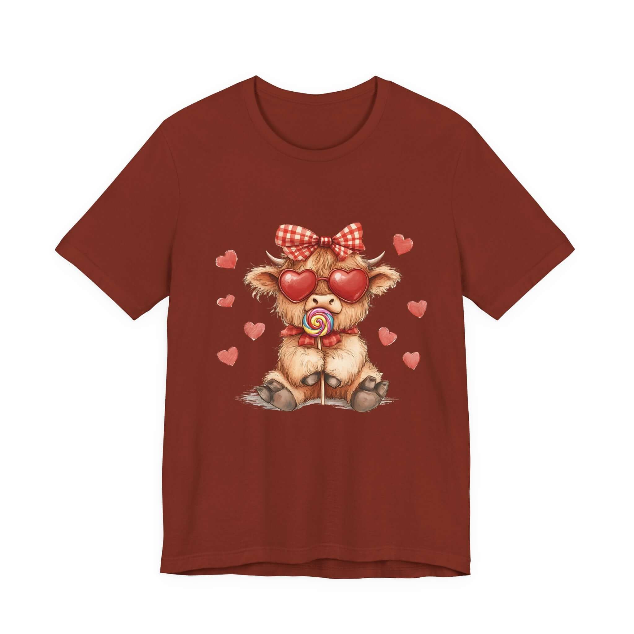 Valentines Highland Cow Shirt, Highland Cow Shirt, Cow Lover by PopCultureByDesign36
