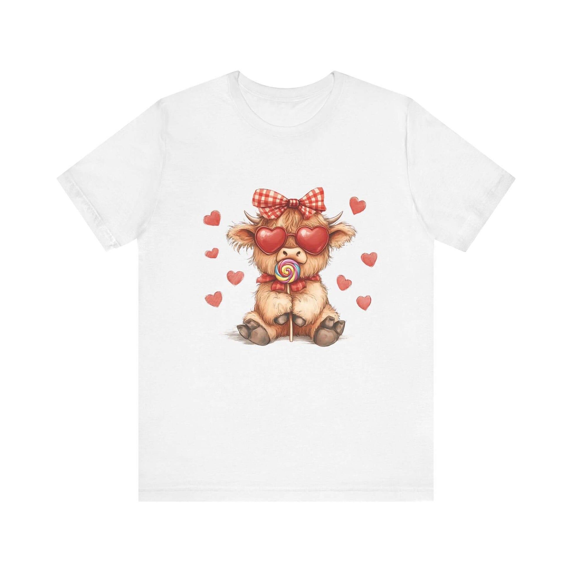 Valentines Highland Cow Shirt, Highland Cow Shirt, Cow Lover - Popbydesign