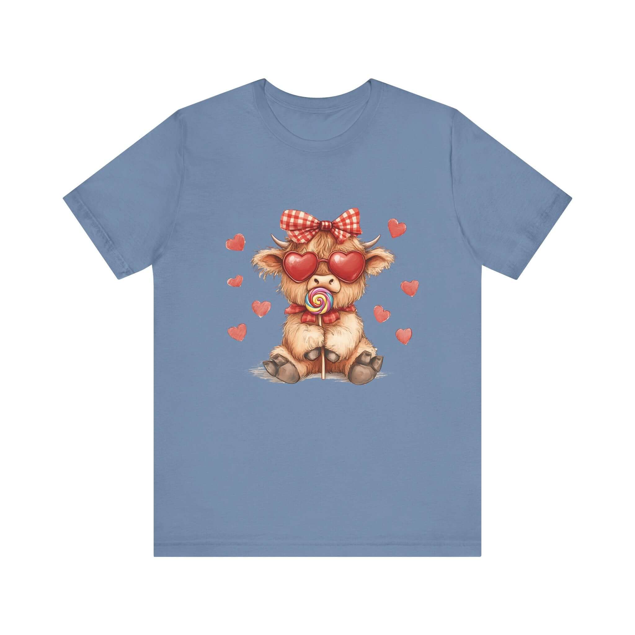 Valentines Highland Cow Shirt, Highland Cow Shirt, Cow Lover by PopCultureByDesign36