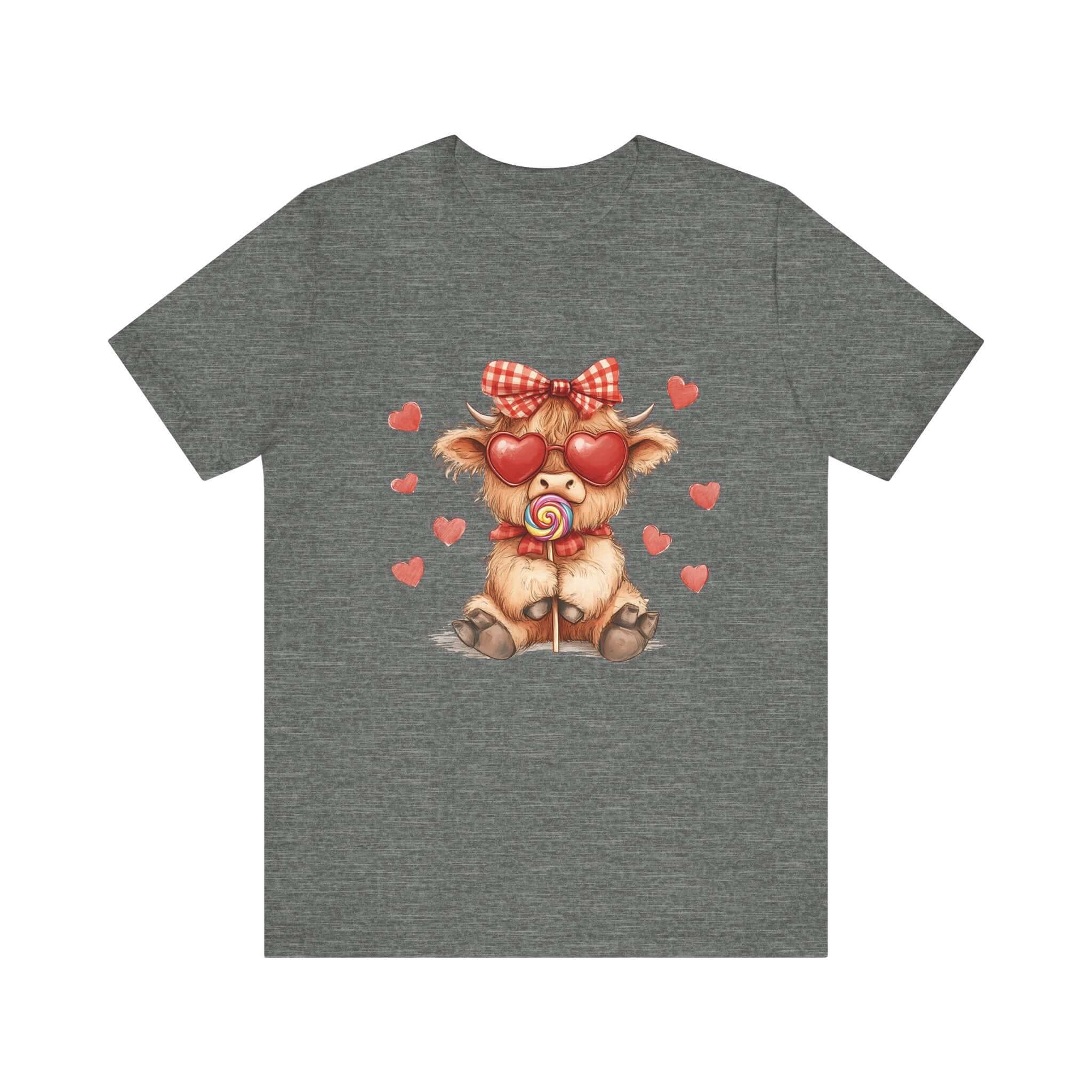 Valentines Highland Cow Shirt, Highland Cow Shirt, Cow Lover by PopCultureByDesign36