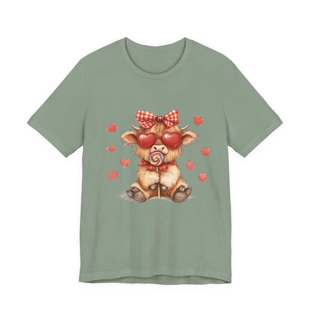 Valentines Highland Cow Shirt, Highland Cow Shirt, Cow Lover by PopCultureByDesign36