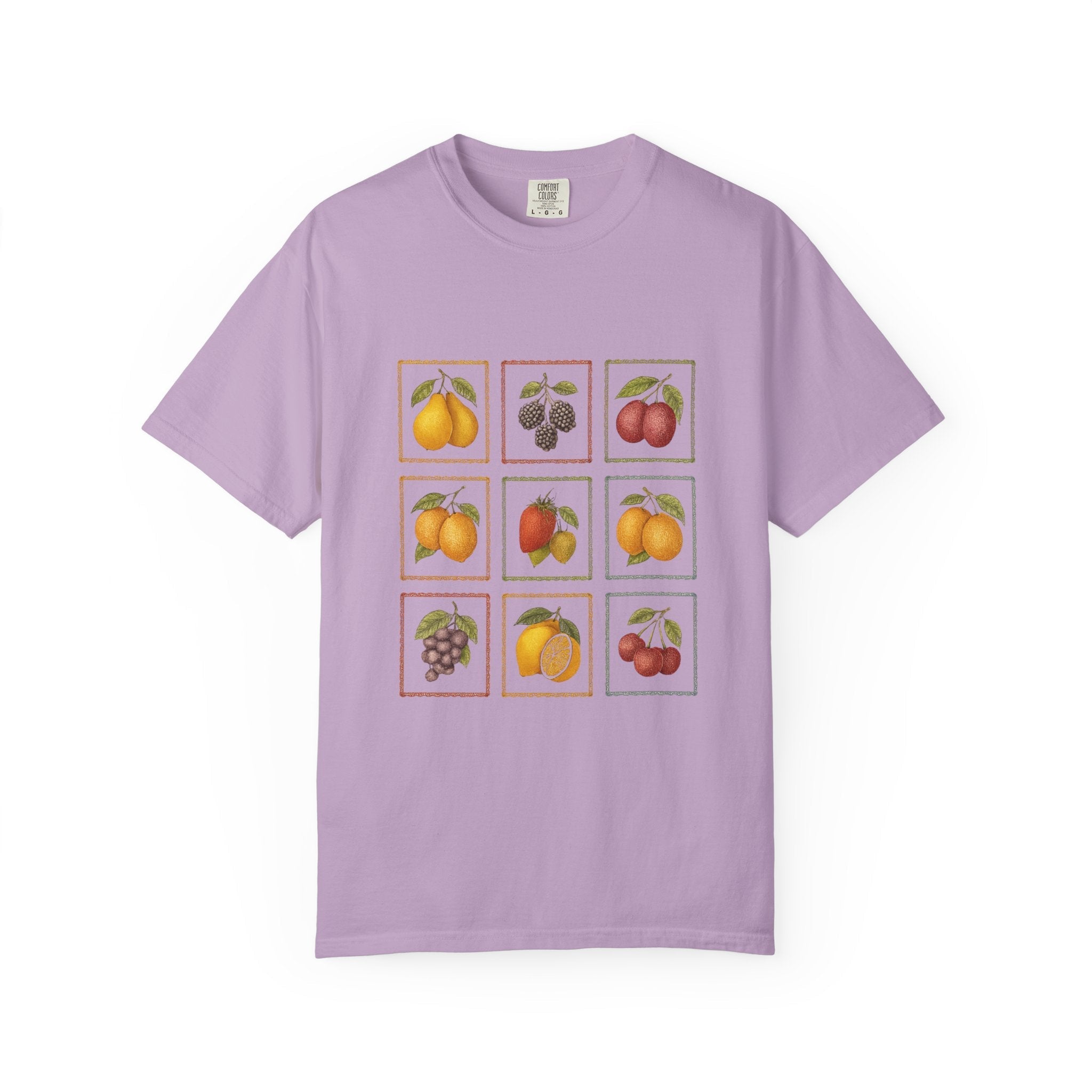 Vintage Fruit Stamp Shirt, Art Graphic Fruit Shirt, Fruit Stamp by PopCultureByDesign36