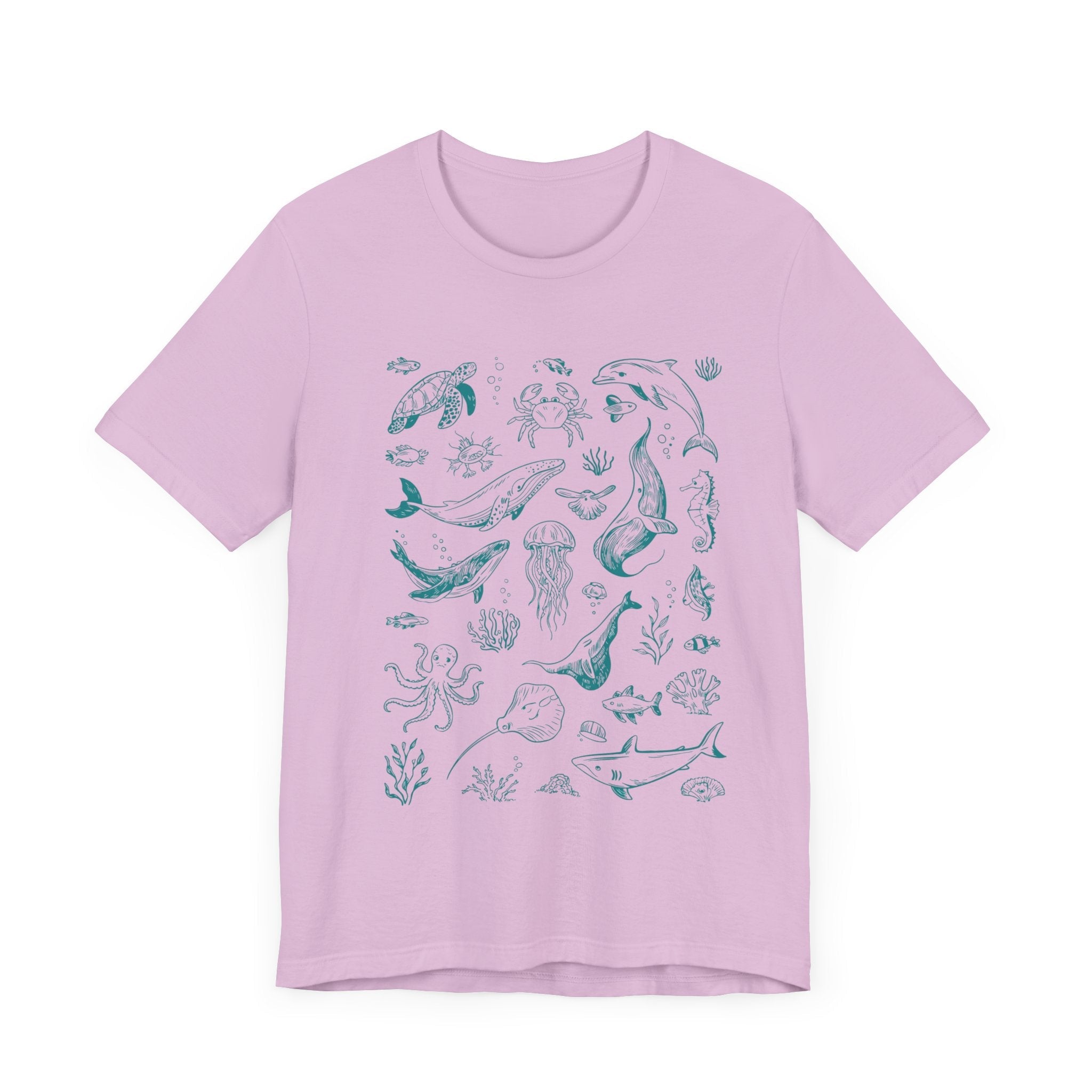 Vintage Ocean Tattoo Style T-Shirt, Retro Ocean Shirt by PopCultureByDesign36