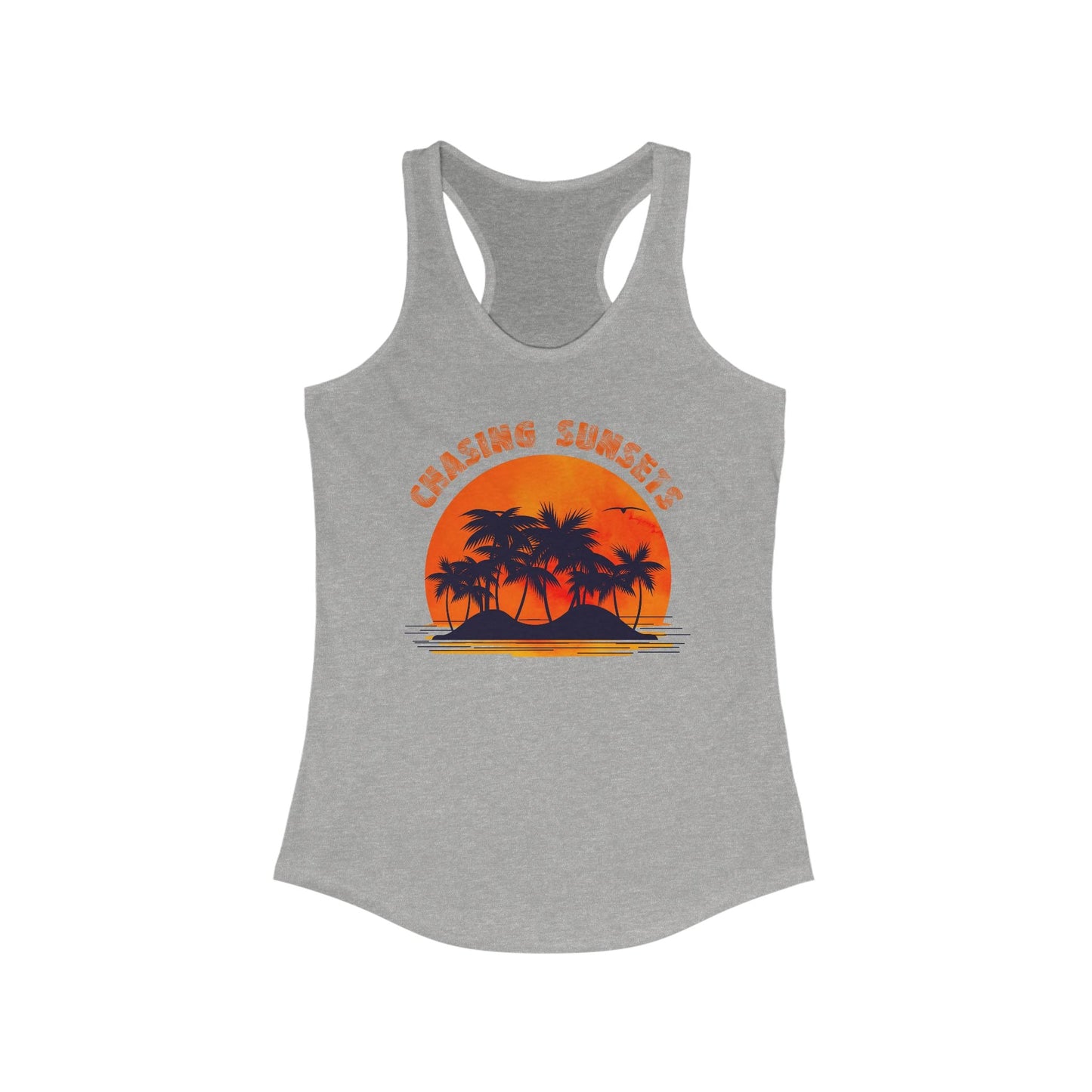 Vintage Palm Tree Shirt, Chasing Sunsets Tank - Popbydesign