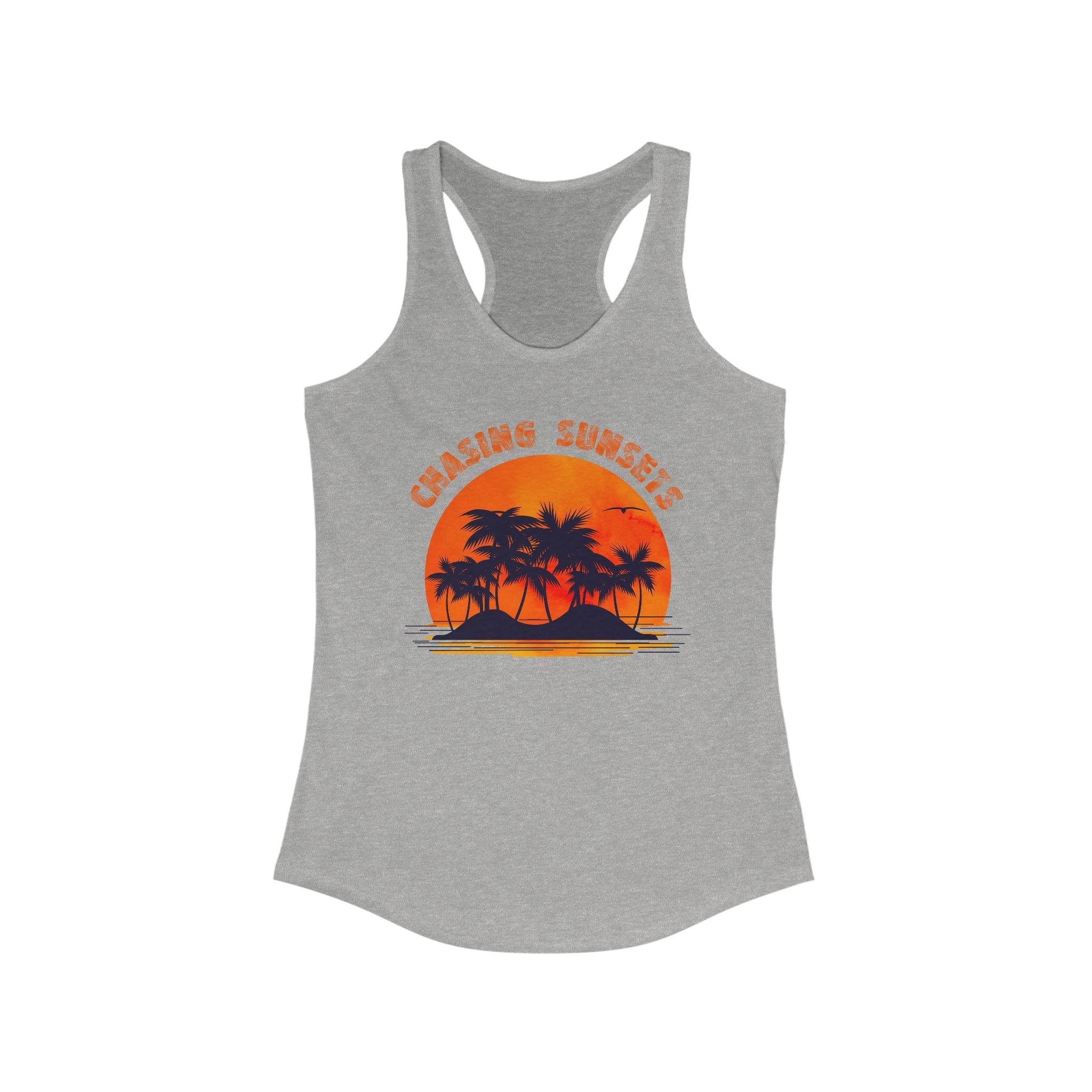 Vintage Palm Tree Shirt, Chasing Sunsets Tank by PopCultureByDesign36