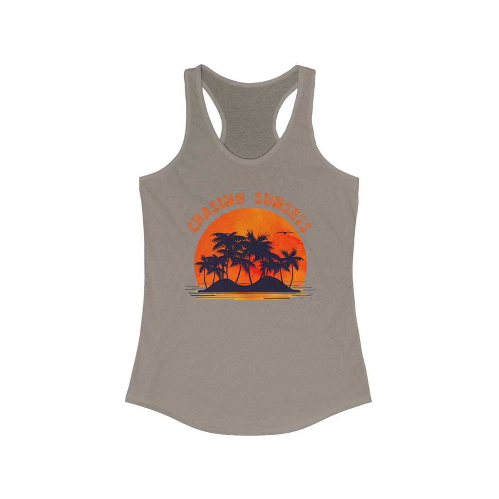 Vintage Palm Tree Shirt, Chasing Sunsets Tank by PopCultureByDesign36