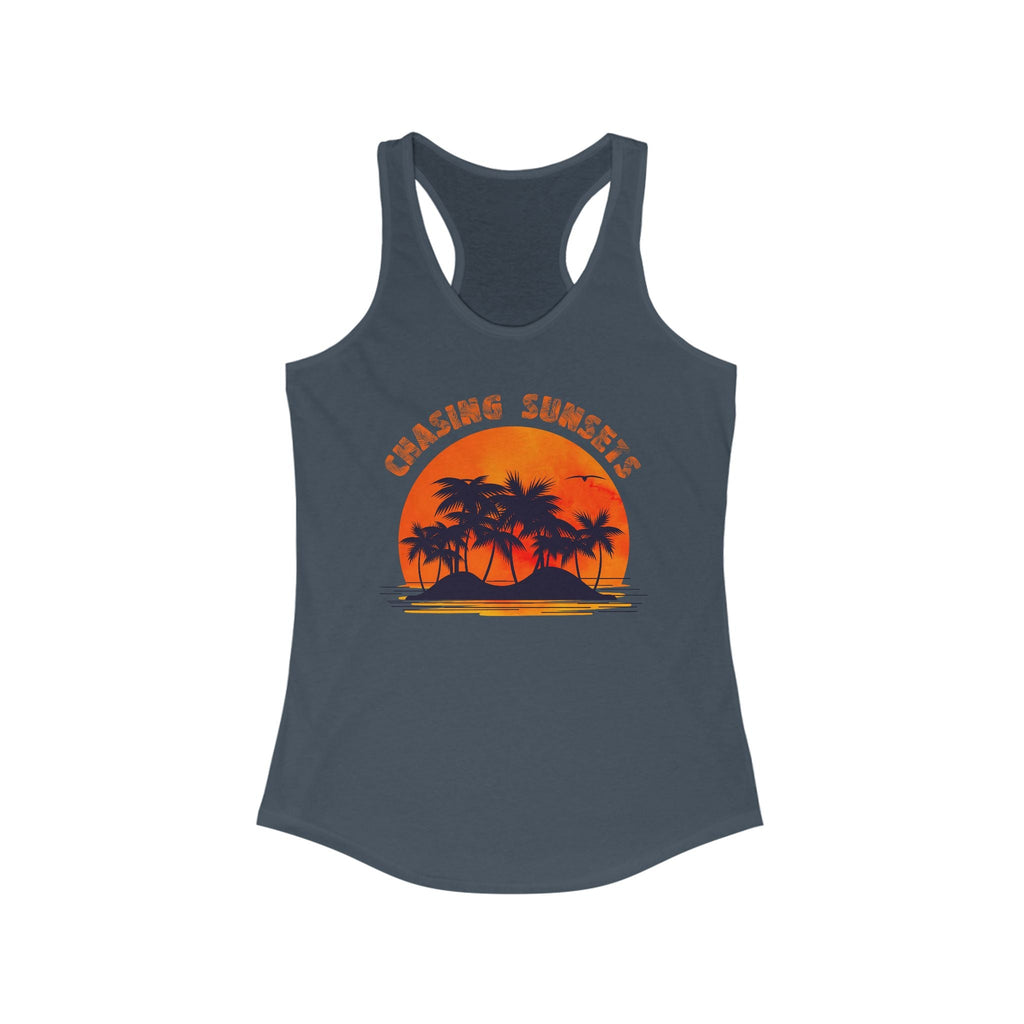 Vintage Palm Tree Shirt, Chasing Sunsets Tank by PopCultureByDesign36