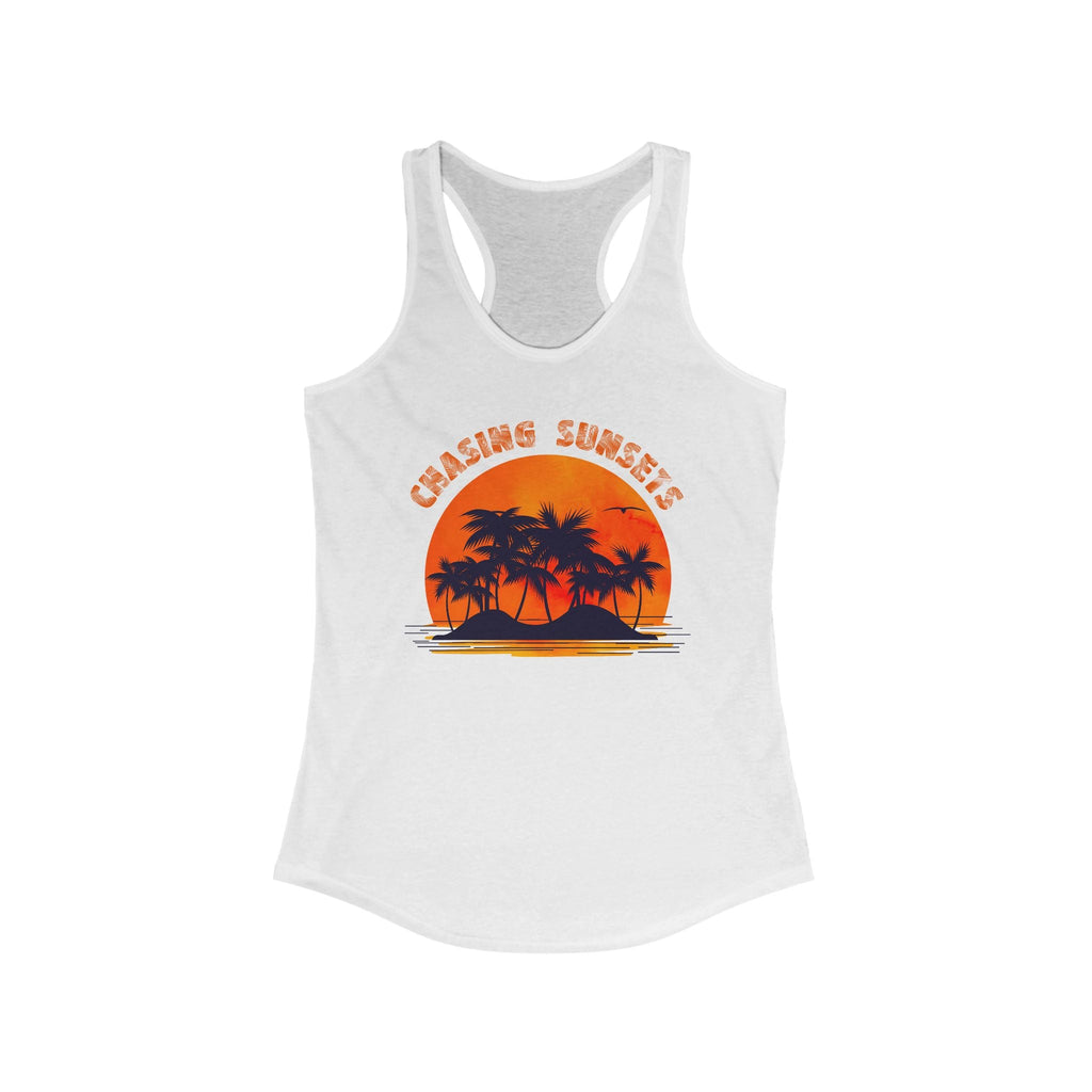 Vintage Palm Tree Shirt, Chasing Sunsets Tank by PopCultureByDesign36