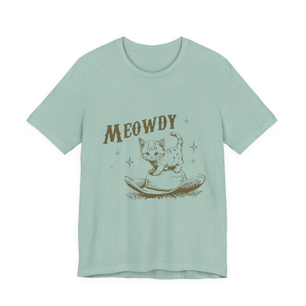 Western Cute Kitten, Cat Mom Vintage, Funny Cat Shirt by PopCultureByDesign36