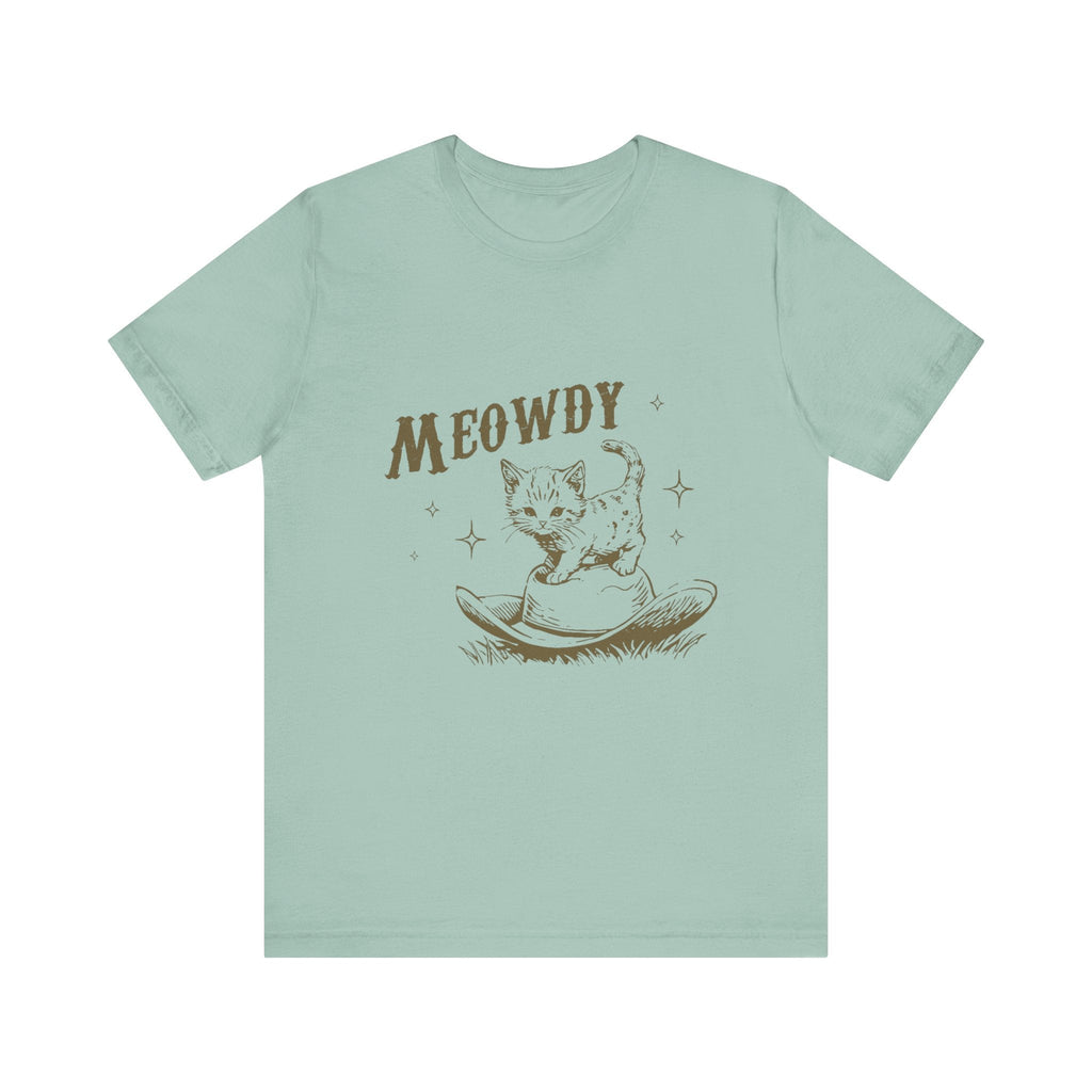 Western Cute Kitten, Cat Mom Vintage, Funny Cat Shirt by PopCultureByDesign36