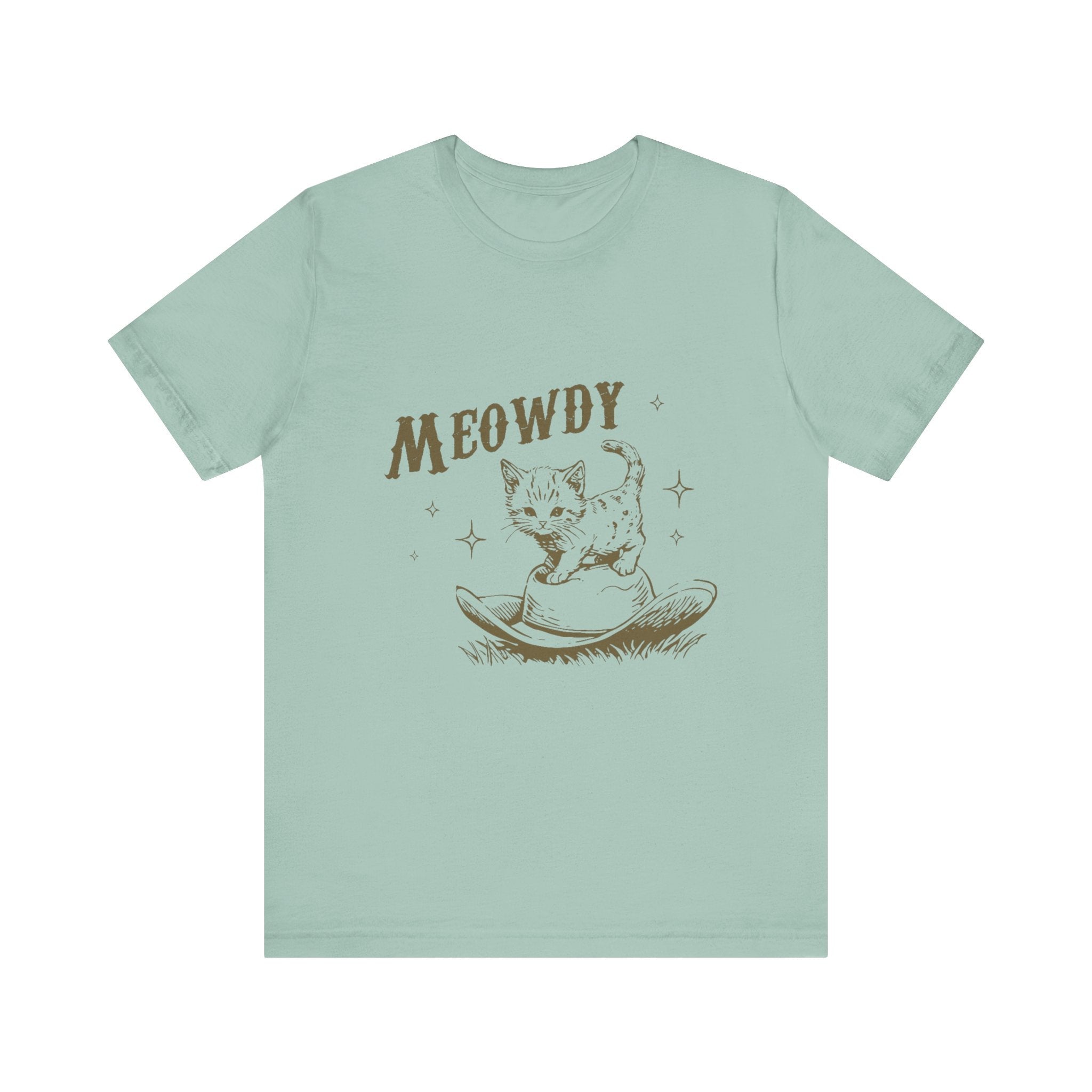 Western Cute Kitten, Cat Mom Vintage, Funny Cat Shirt by PopCultureByDesign36