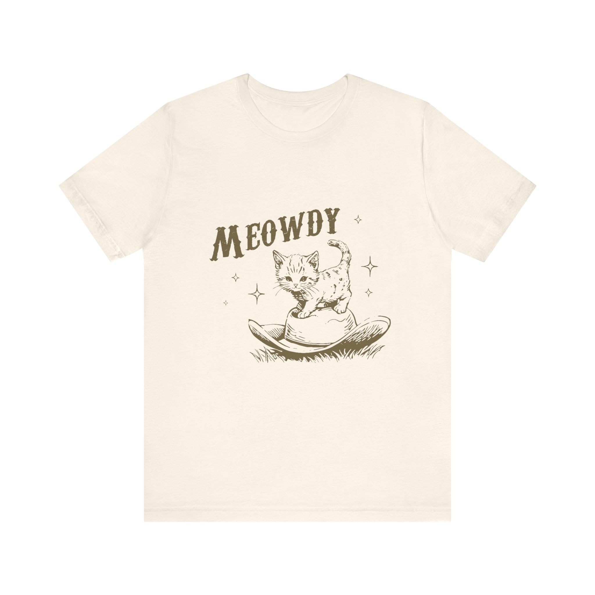 Western Cute Kitten, Cat Mom Vintage, Funny Cat Shirt by PopCultureByDesign36