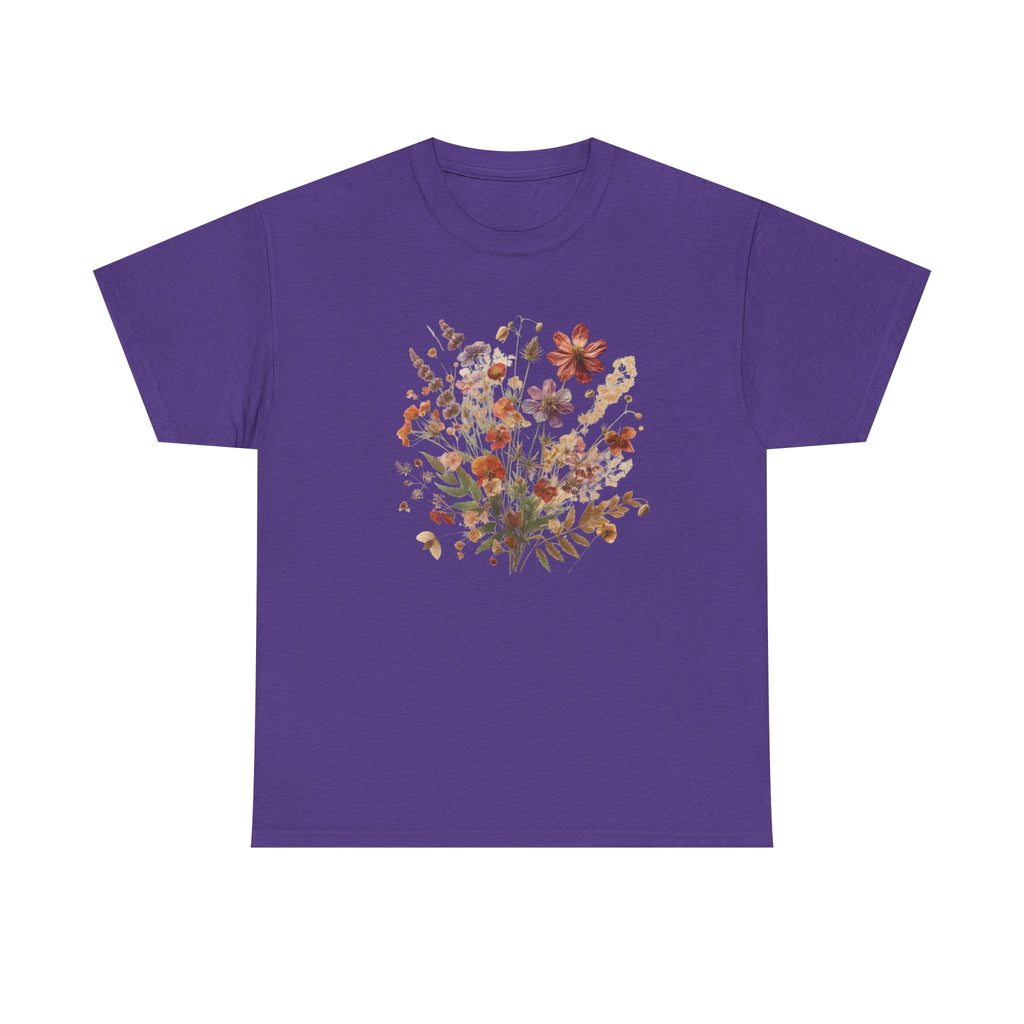 Wild Flowers T-Shirt, Floral Nature Tee, Cottagecore Shirt by PopCultureByDesign36