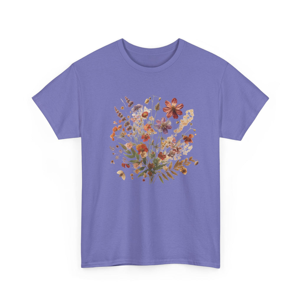 Wild Flowers T-Shirt, Floral Nature Tee, Cottagecore Shirt by PopCultureByDesign36