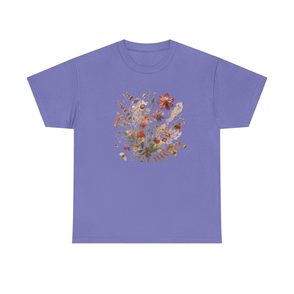 Wild Flowers T-Shirt, Floral Nature Tee, Cottagecore Shirt by PopCultureByDesign36