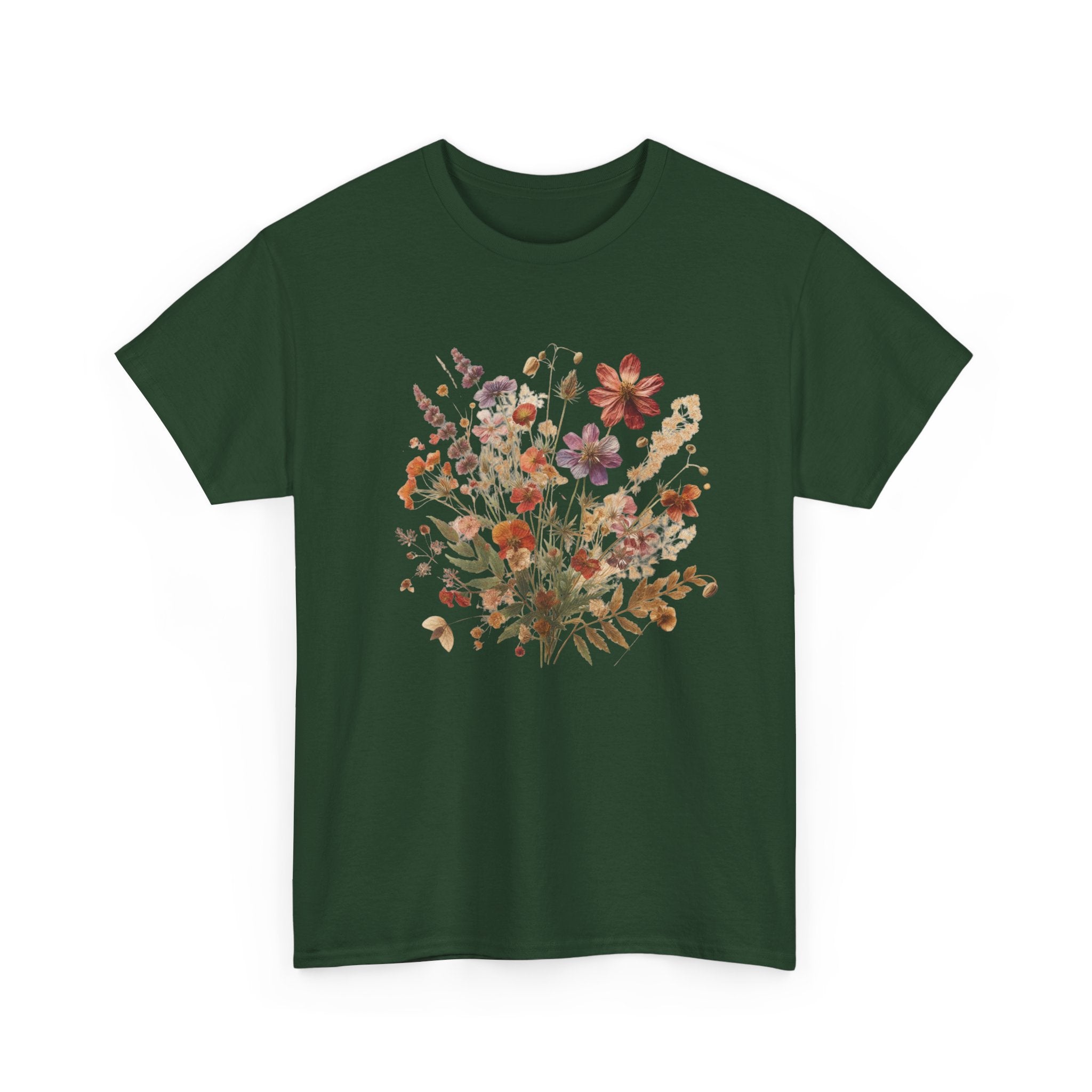 Wild Flowers T-Shirt, Floral Nature Tee, Cottagecore Shirt by PopCultureByDesign36
