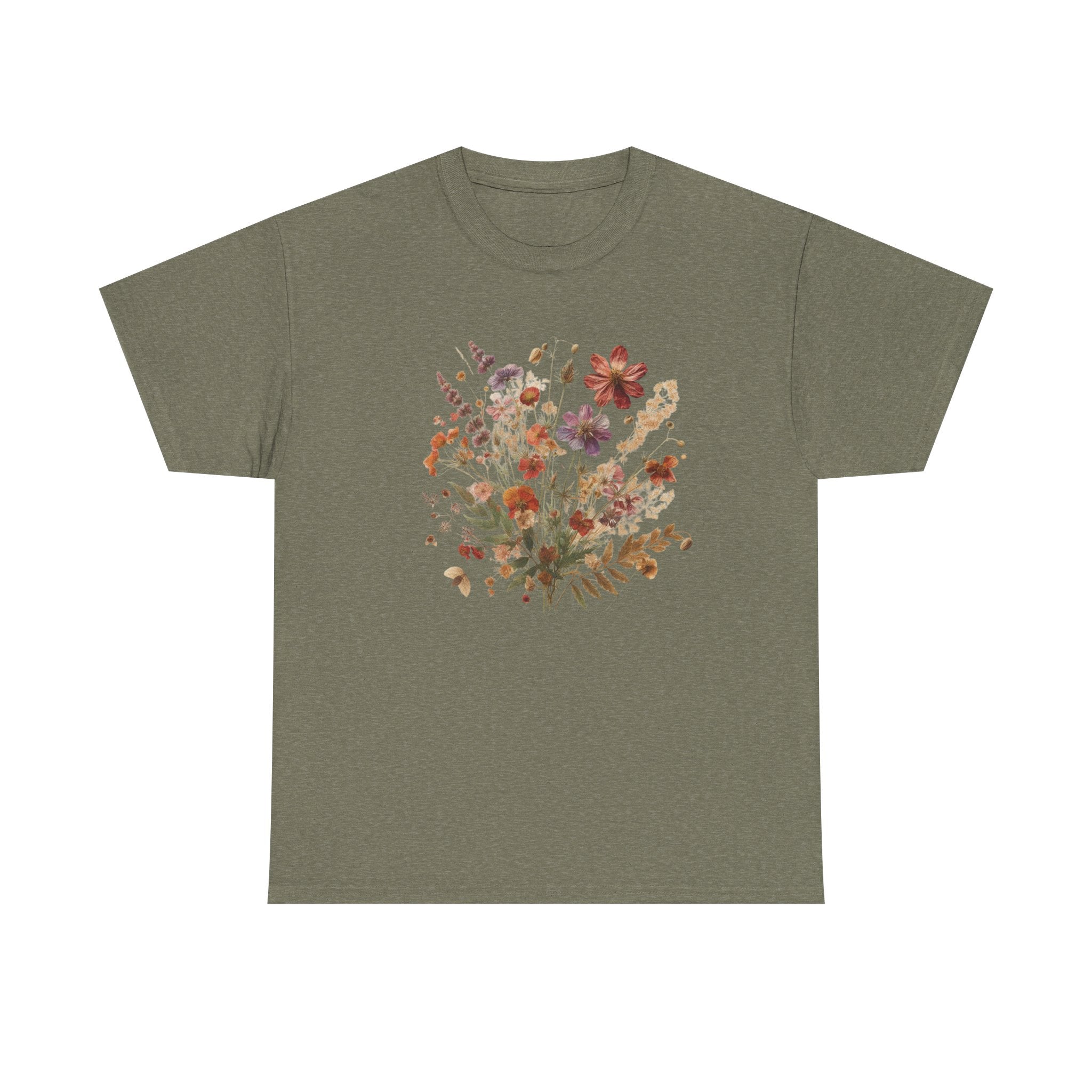 Wild Flowers T-Shirt, Floral Nature Tee, Cottagecore Shirt by PopCultureByDesign36