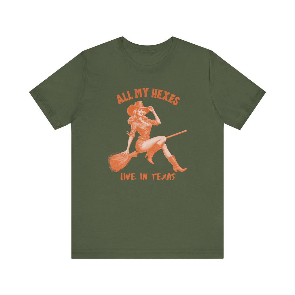Witch Cowgirl Tee, Western Halloween T-Shirt, Witchy Vibes by PopCultureByDesign36