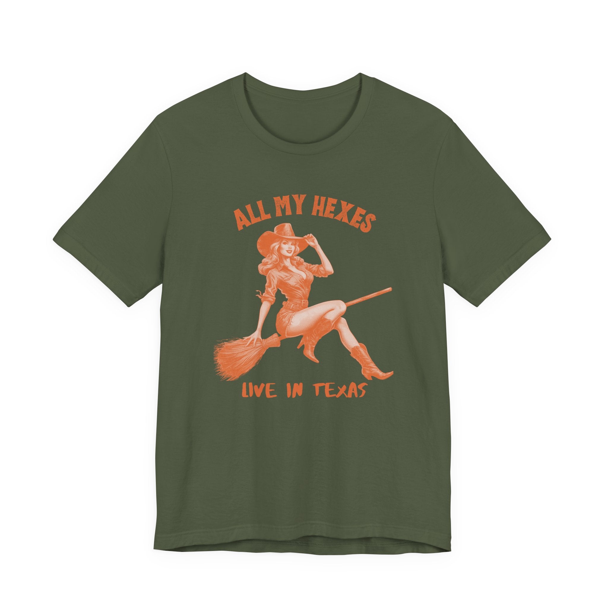 Witch Cowgirl Tee, Western Halloween T-Shirt, Witchy Vibes by PopCultureByDesign36
