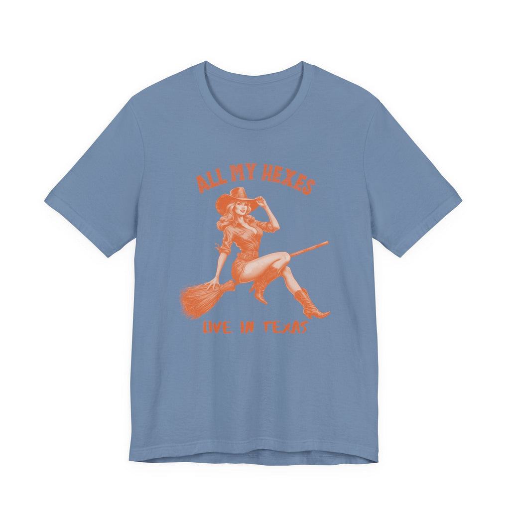 Witch Cowgirl Tee, Western Halloween T-Shirt, Witchy Vibes by PopCultureByDesign36