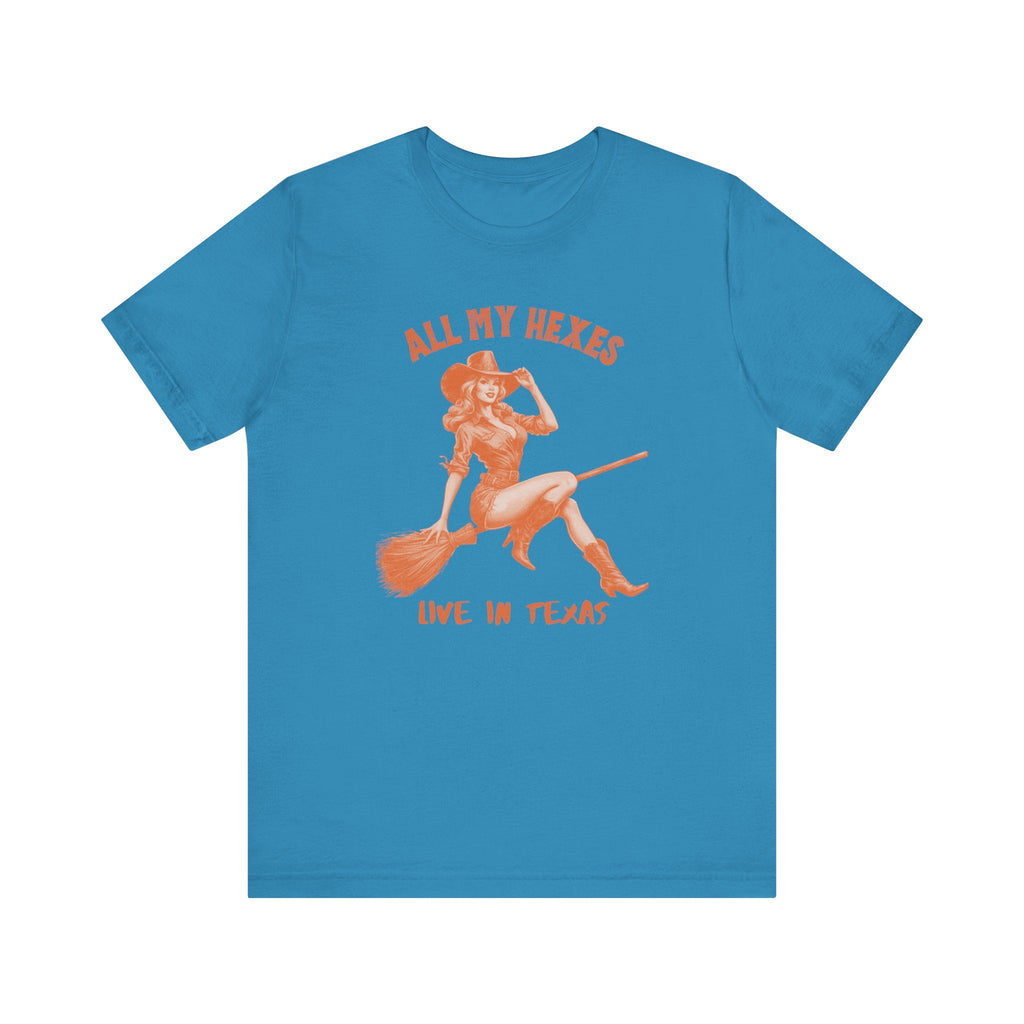 Witch Cowgirl Tee, Western Halloween T-Shirt, Witchy Vibes by PopCultureByDesign36