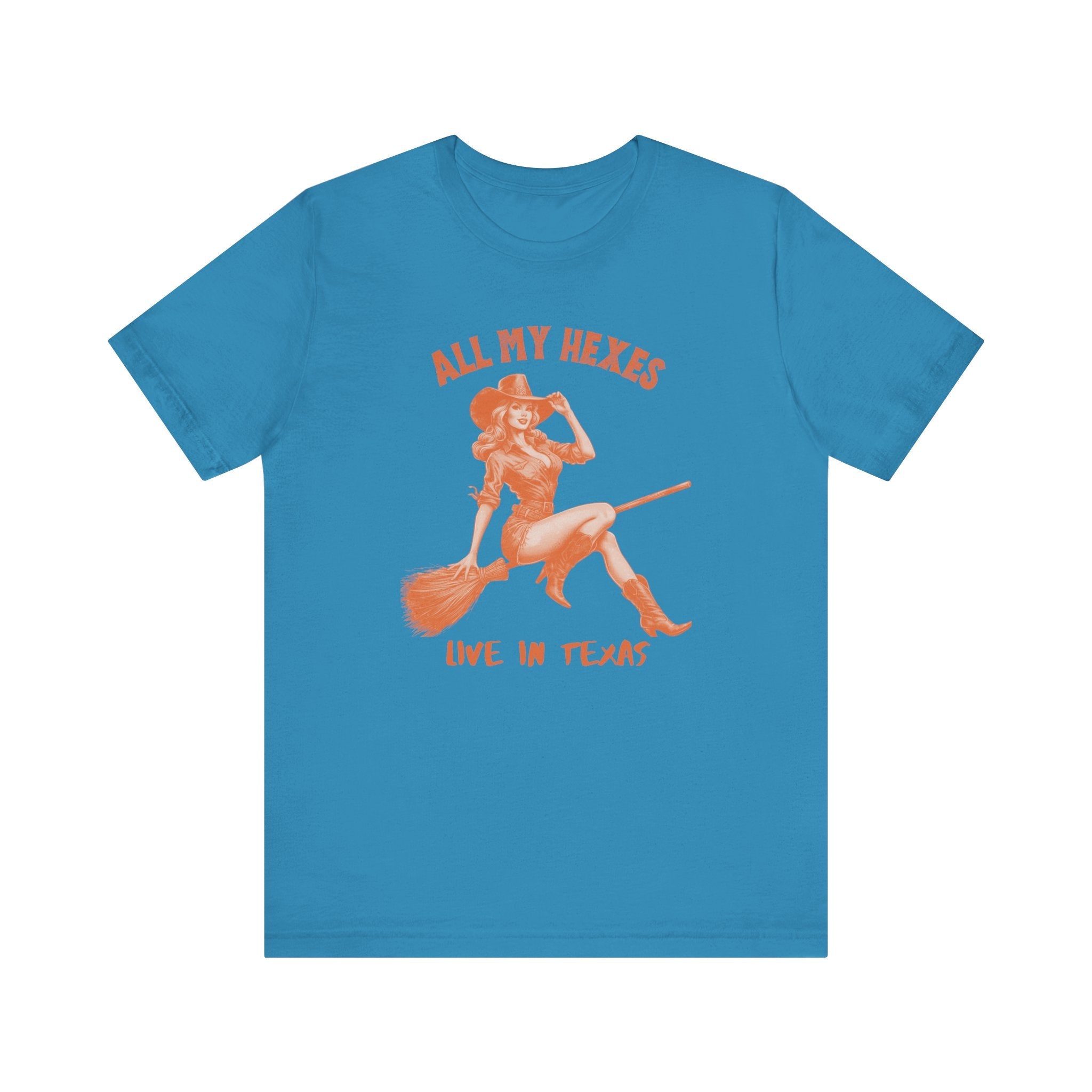 Witch Cowgirl Tee, Western Halloween T-Shirt, Witchy Vibes by PopCultureByDesign36