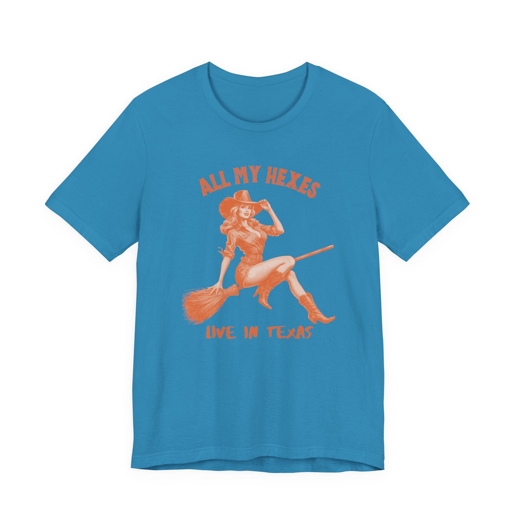 Witch Cowgirl Tee, Western Halloween T-Shirt, Witchy Vibes by PopCultureByDesign36