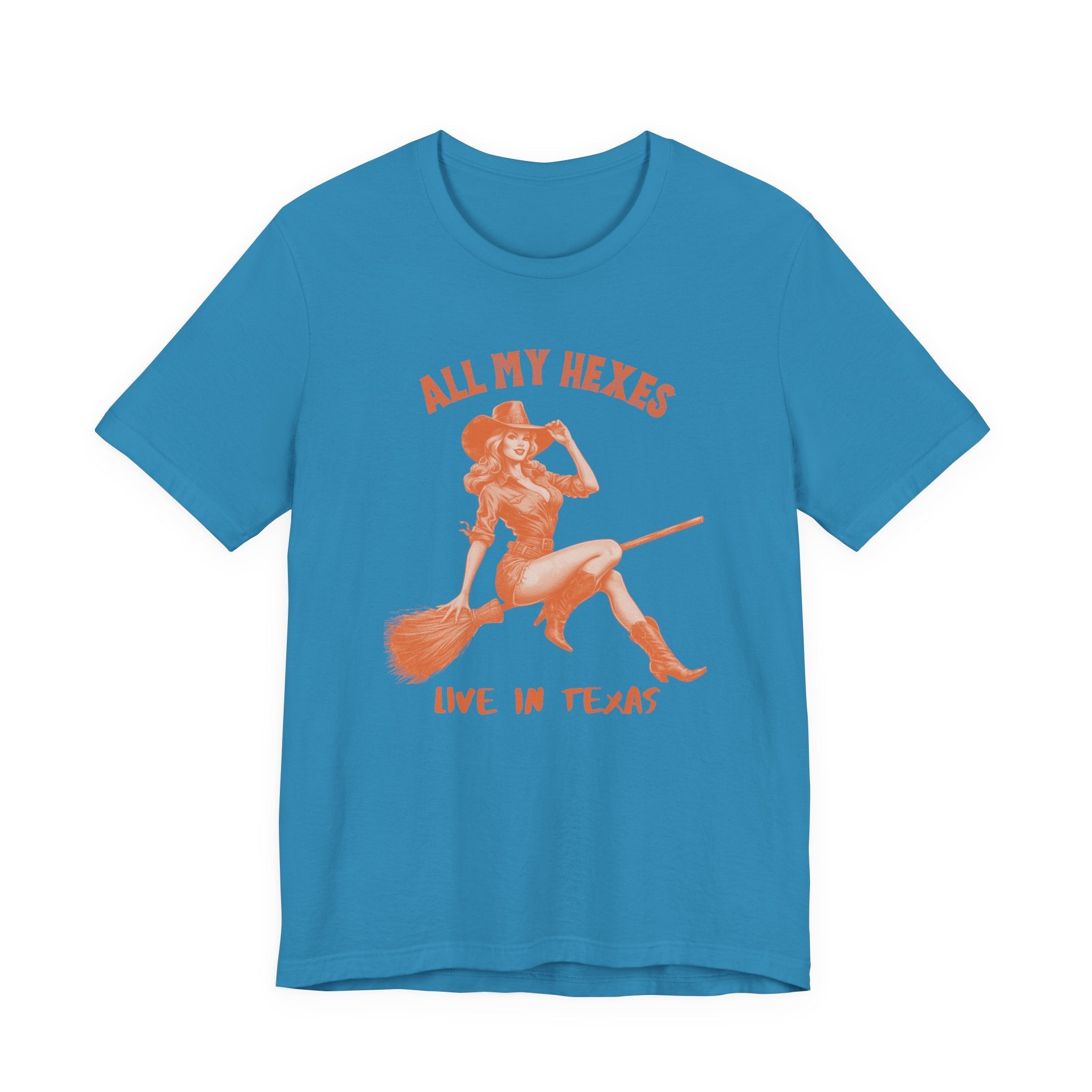 Witch Cowgirl Tee, Western Halloween T-Shirt, Witchy Vibes by PopCultureByDesign36