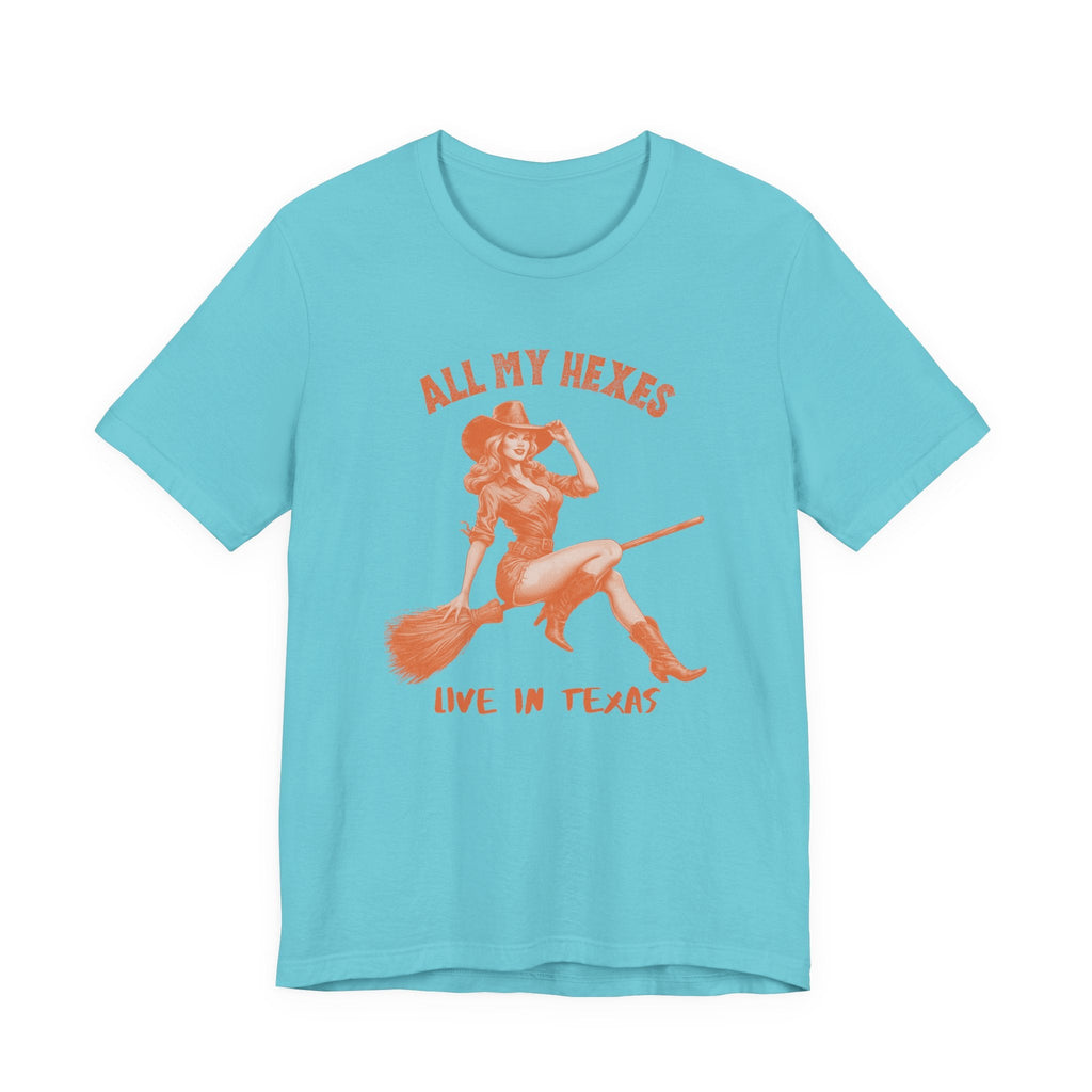 Witch Cowgirl Tee, Western Halloween T-Shirt, Witchy Vibes by PopCultureByDesign36