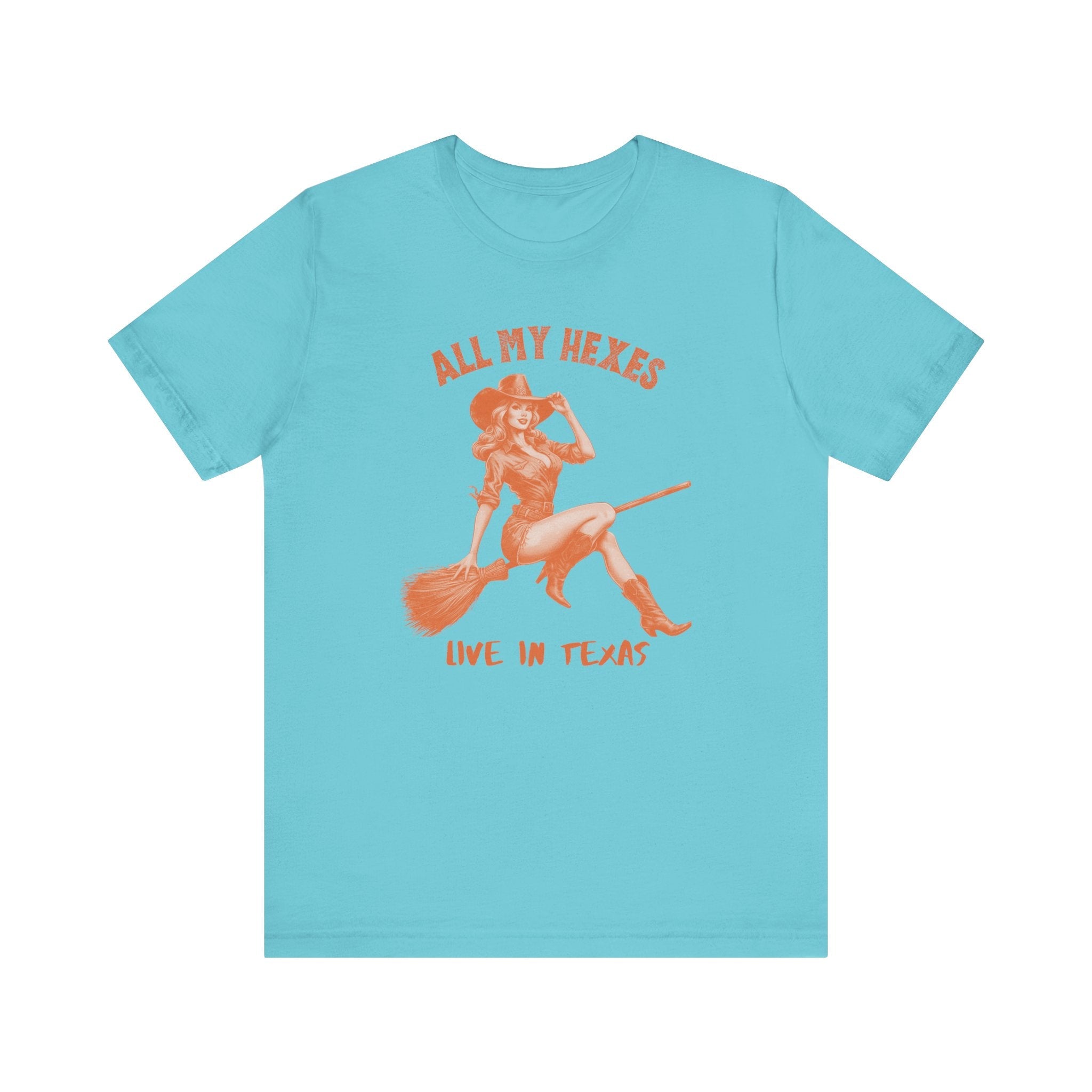 Witch Cowgirl Tee, Western Halloween T-Shirt, Witchy Vibes by PopCultureByDesign36