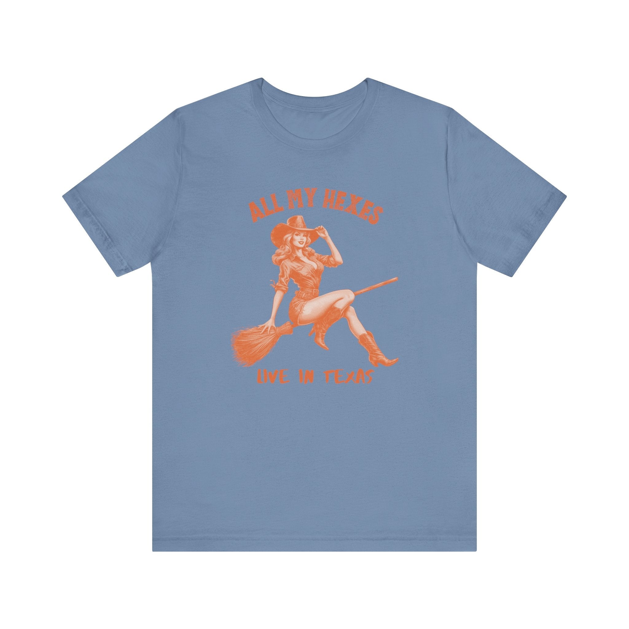 Witch Cowgirl Tee, Western Halloween T-Shirt, Witchy Vibes by PopCultureByDesign36