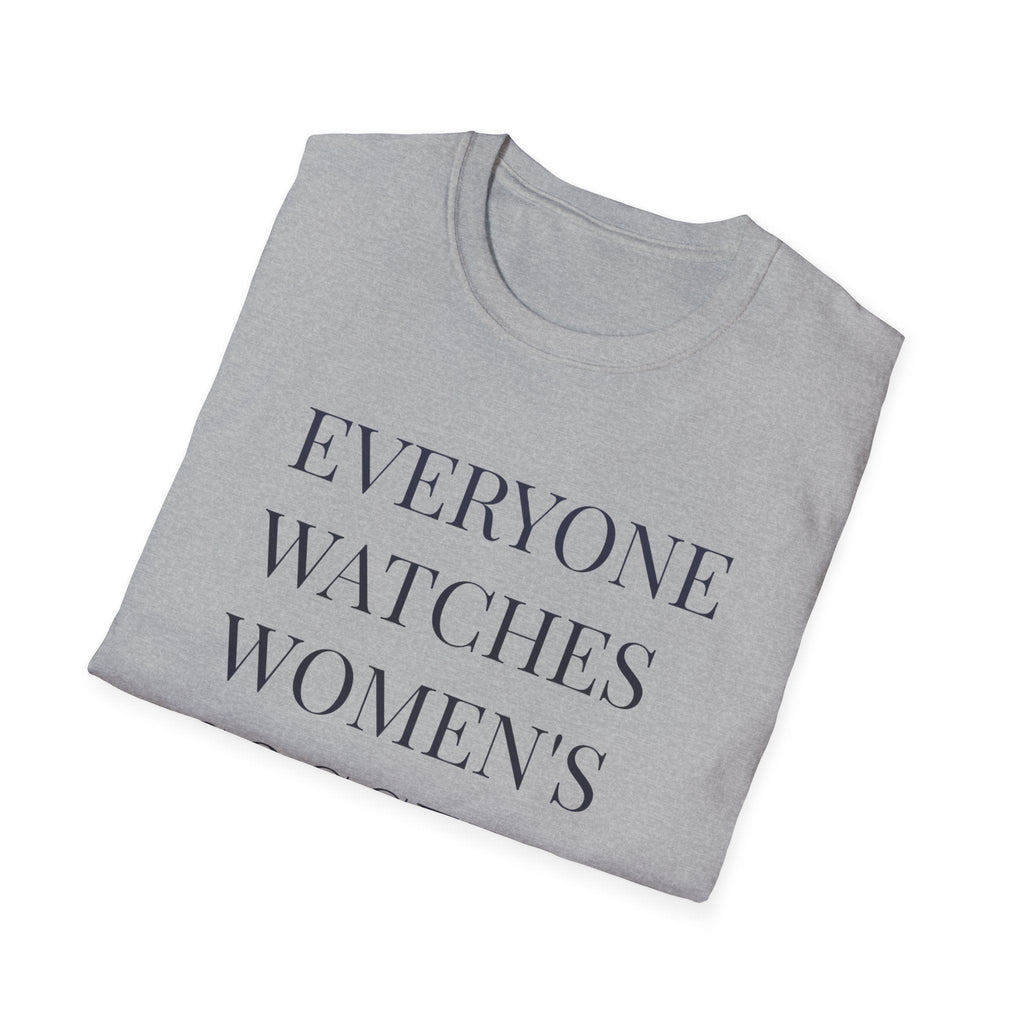 Womens Soccer T-Shirt, Female Athlete Sports Women's Sports by PopCultureByDesign36