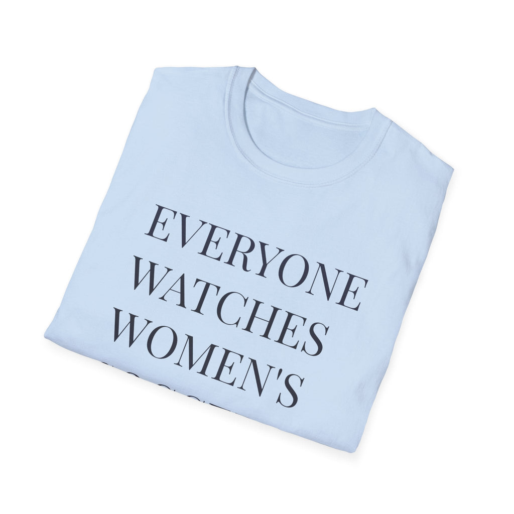 Womens Soccer T-Shirt, Female Athlete Sports Women's Sports by PopCultureByDesign36