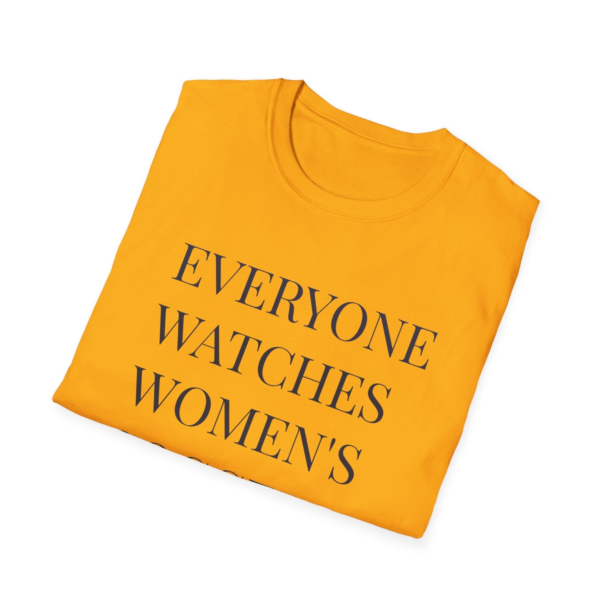 Womens Soccer T-Shirt, Female Athlete Sports Women's Sports by PopCultureByDesign36