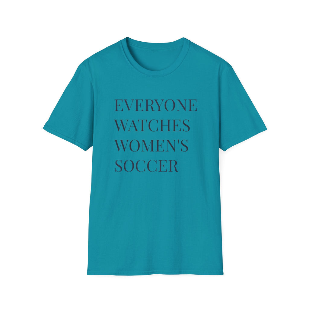 Womens Soccer T-Shirt, Female Athlete Sports Women's Sports by PopCultureByDesign36