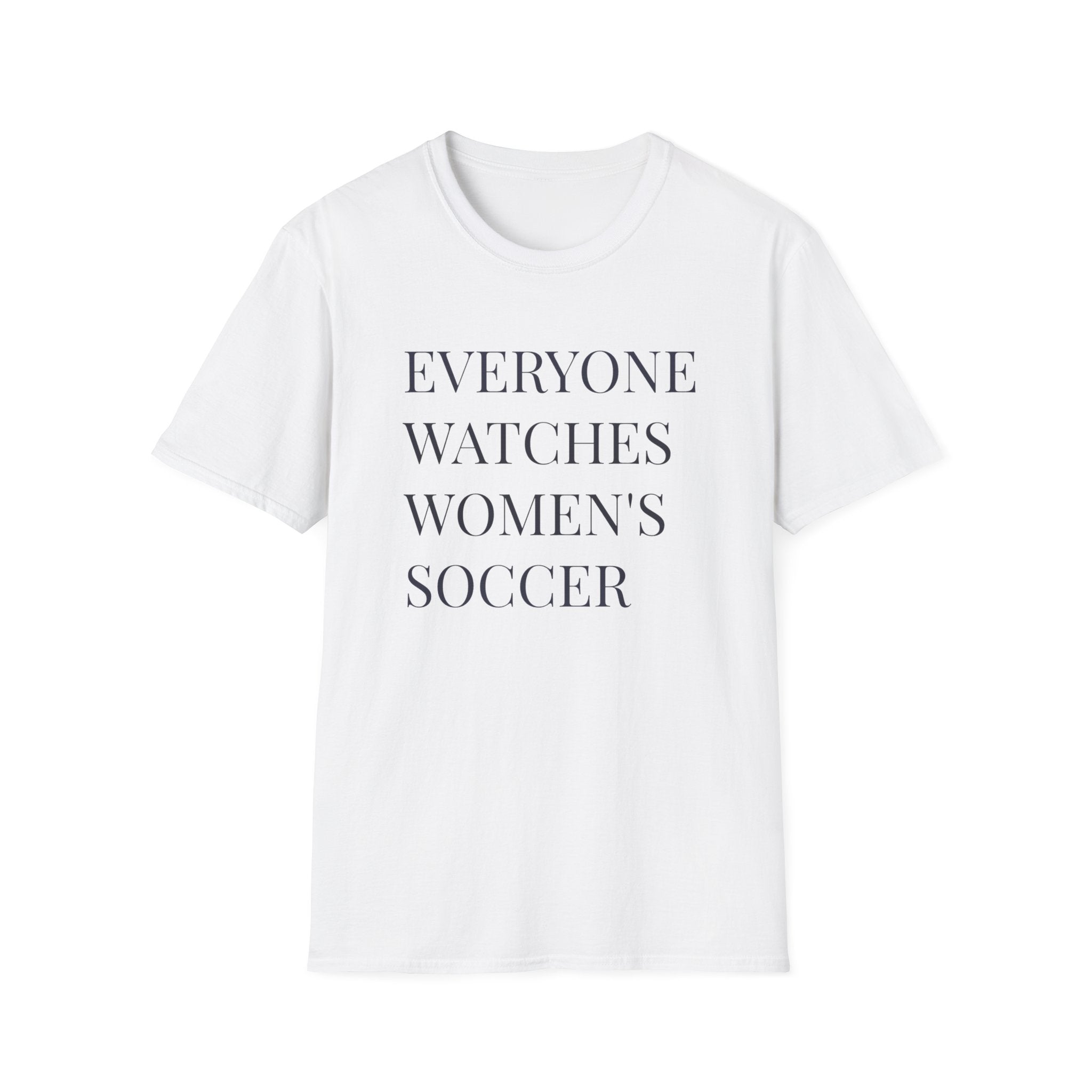 Womens Soccer T-Shirt, Female Athlete Sports Women's Sports by PopCultureByDesign36