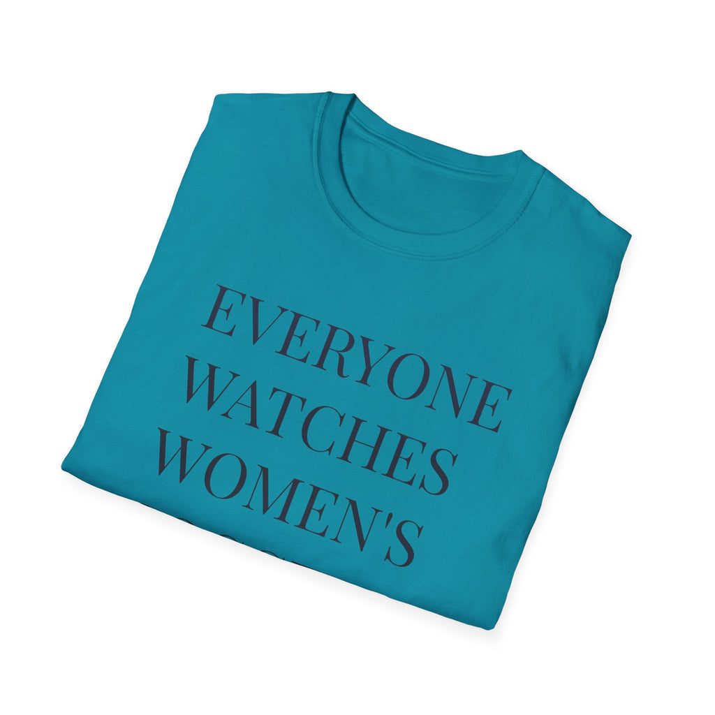 Womens Soccer T-Shirt, Female Athlete Sports Women's Sports by PopCultureByDesign36