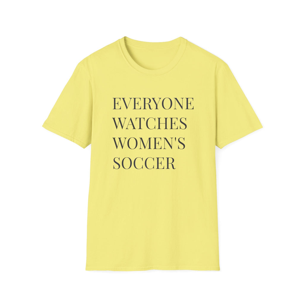 Womens Soccer T-Shirt, Female Athlete Sports Women's Sports by PopCultureByDesign36