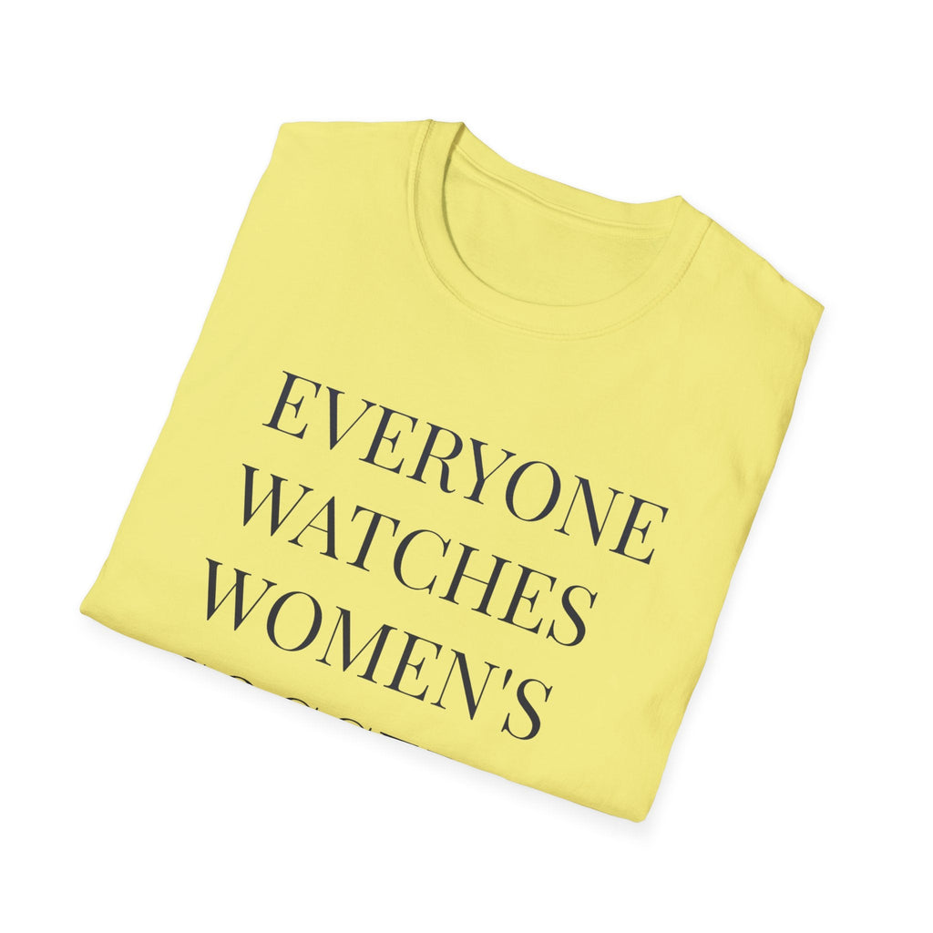 Womens Soccer T-Shirt, Female Athlete Sports Women's Sports by PopCultureByDesign36