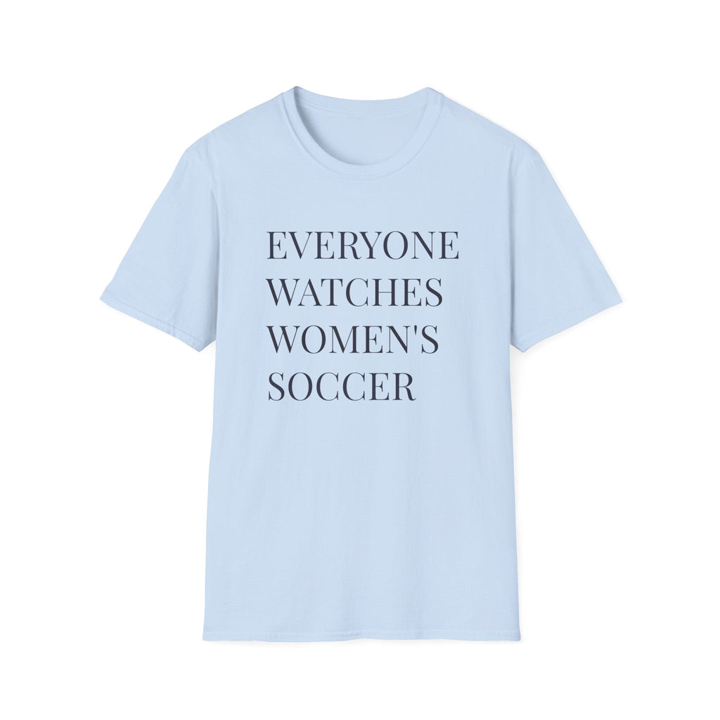 Womens Soccer T-Shirt, Female Athlete Sports Women's Sports by PopCultureByDesign36