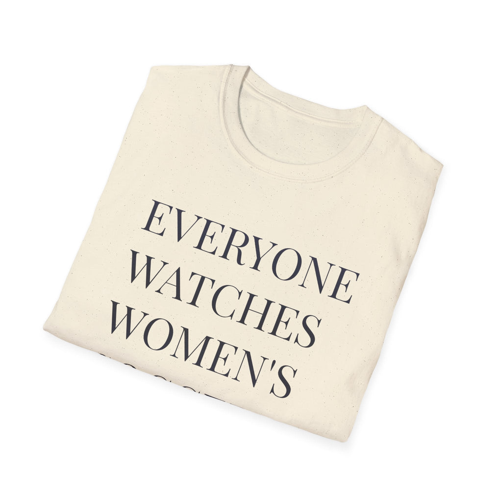 Womens Soccer T-Shirt, Female Athlete Sports Women's Sports by PopCultureByDesign36