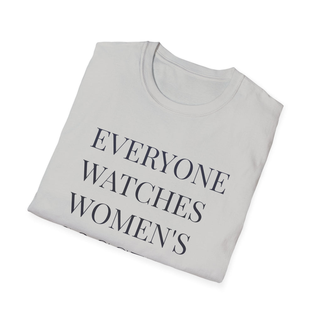 Womens Soccer T-Shirt, Female Athlete Sports Women's Sports by PopCultureByDesign36
